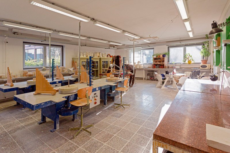 Gipswerkstatt. Foto: Iona Dutz